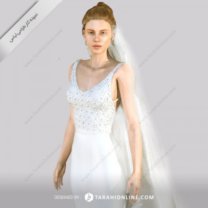 طراحی لباس عروس 1